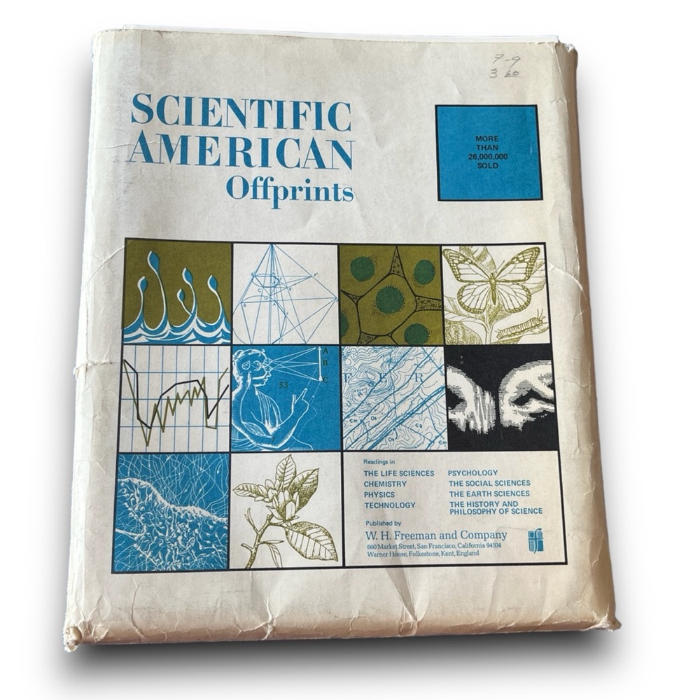VTG Scientific American Offprints Freeman Laboratory Separates